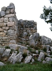 Walls and south gate, Troy IV stratum, Troy, Turkey, Bronze age, 2500-2300 BC (2000). Creator: Unknown.