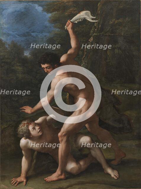 Cain slaying Abel, End of 17th-Early 18th century. Creator: De Matteis, Paolo (1662-1728).