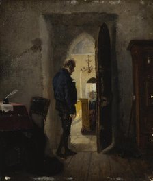 At the Vestry Door, 1874. Creator: Karl Emanuel Jansson.