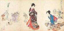 Chiyoda Castle (Album of Women), 1895., 1895. Creator: Chikanobu Yoshu.