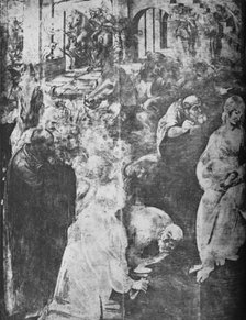 'Adoration of the Magi - Left-hand lower portion', c1481 (1945). Artist: Leonardo da Vinci.
