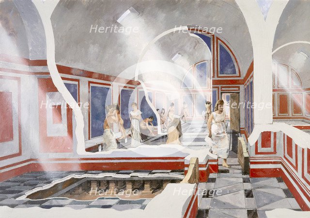 Wall Roman Site, (Letocetum), c2nd century, (1990-2010). Artist: Ivan Lapper.