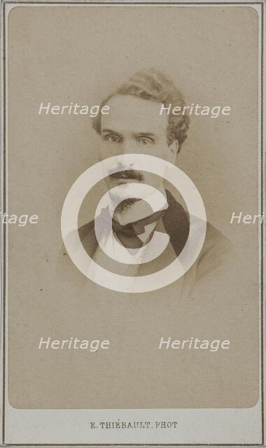 Portrait of Henri Rochefort (1830-1913). Creator: Thiébault, Eugène (1826-1880).