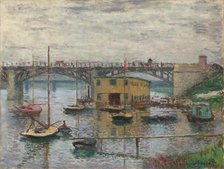 Bridge at Argenteuil on a Gray Day, c. 1876. Creator: Claude Monet.