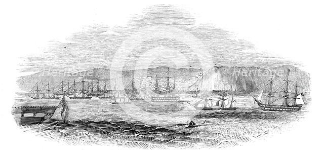 French fleet off Tangier, 1844. Creator: Unknown.