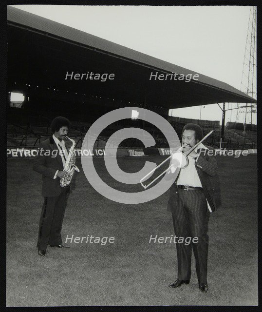 Charles McPherson and John Gordon at the Newport Jazz Festival, Ayresome Park, Middlesbrough, 1978. Artist: Denis Williams