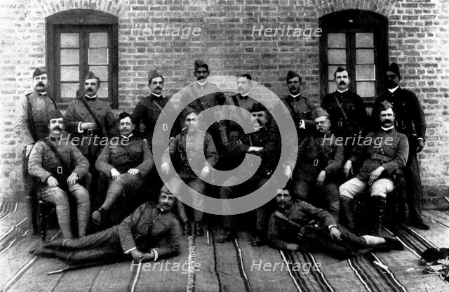 Officers and Military Asst. Surgeons who served...during the recent Indian Frontier Campaign, 1898. Creator: Unknown.