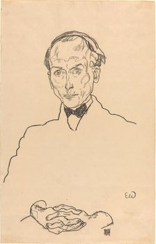 Dr. Ernst Wagner, 1918. Creator: Egon Schiele.