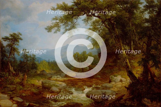 Monument Mountain, Berkshires, probably 1850. Creator: Asher Brown Durand.