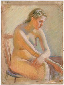 Nude, 1909. Creator: Magnus Enckell.