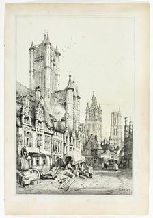 Ghent, 1833. Creator: Samuel Prout.