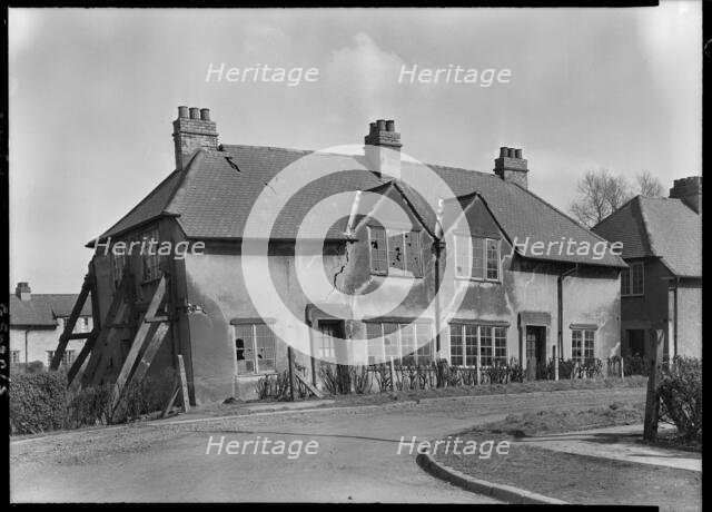 The Crescent, Moira, Ashby Woulds, North West Leicestershire, Leicestershire, 1955. Creator: Ministry of Works.