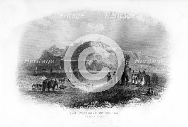 The Fortress of Chunar, India, 19th century. Artist: Unknown