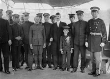 Cuban officers on the Cuba, 1913. Creator: Bain News Service.