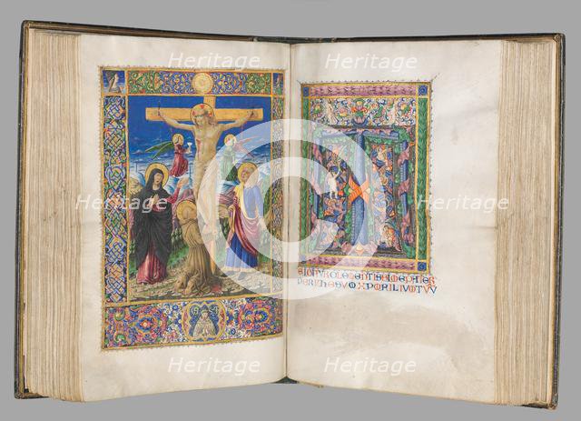 The Caporali Missal, 1469. Creator: Bartolommeo Caporali (Italian, c. 1420-1503).