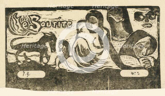 Title Page for "Le Sourire" (Titre du Sourire), in or after 1895. Creator: Paul Gauguin.