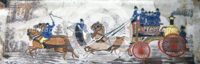 Heroism on Land (Fire Engine), Coventry, 1875/1900. Creator: Thomas Stevens.