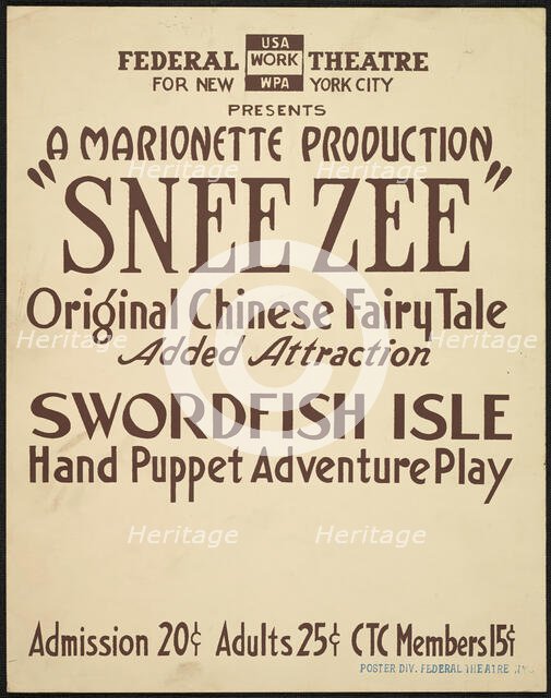 Snee Zee, New York, 1936. Creator: Unknown.