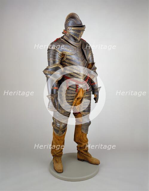 Field armour of King Henry VIII of England (reigned 1509-47), Italian, Milan or Brescia, ca. 1544. Creator: Unknown.
