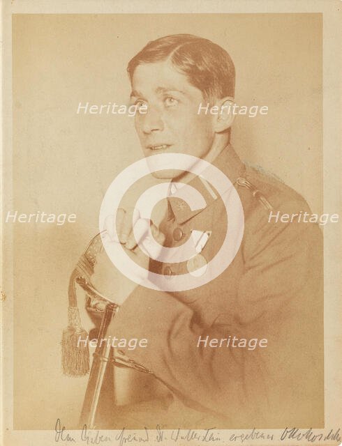 Oskar Kokoschka as Lieutenant, 1916. Creator: Unknown photographer.