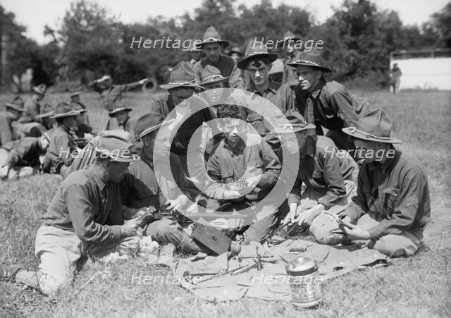 National Guard of D.C. in Camp, 1916. Creator: Harris & Ewing.