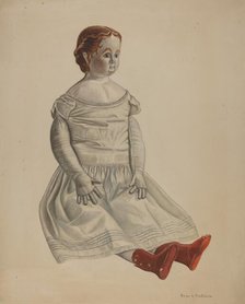Doll--"Nina", 1935/1942. Creator: Renee A. Monfalcone.