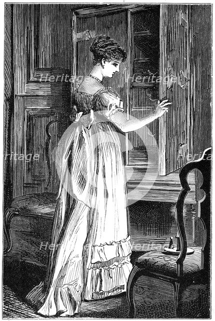 Scene from Jane Austen's Northanger Abbey. Artist: Unknown