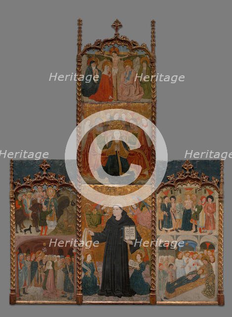 Retable of Saints Athanasius, Blaise, and Agatha, 1440/45. Creator: Master of Riglos.