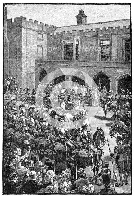 'Proclamation of the Queen', 19th century. Artist: Unknown