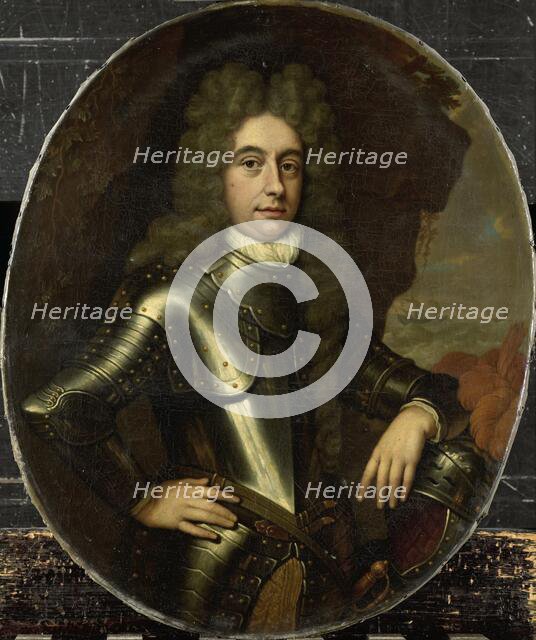 Portrait of Harmen Lijnslager (1664-1704), 1699. Creator: Johannes van Haensbergen.