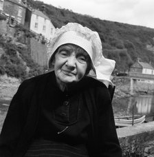 Mrs Verrill, aged 85, Staithes, North Yorkshire, 1956. Artist: John Gay