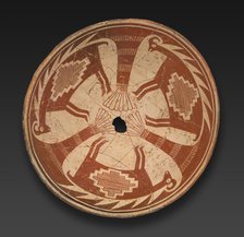 Bowl with Three-part Antelope Design, 950/1150. Creator: Unknown.