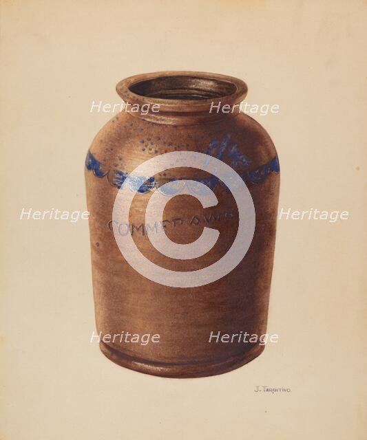 Jar, c. 1938. Creator: John Tarantino.