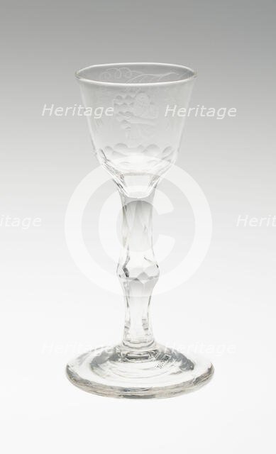 Wine Glass, England, c. 1790. Creator: Unknown.
