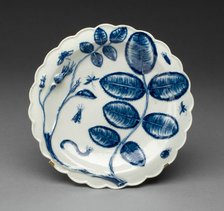 Plate, Worcester, c. 1765/70. Creator: Royal Worcester.