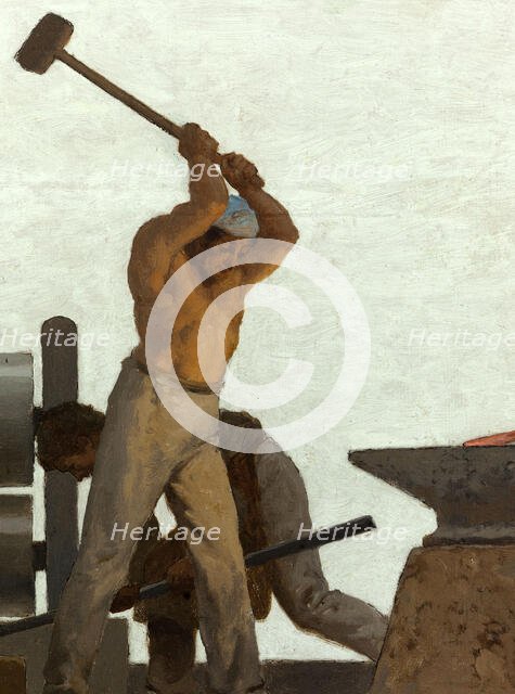 Metallurgy: Sketch for the school in rue Chateau-Landon, 10th arrondissement of Paris, 1881. Creator: Jules Didier.