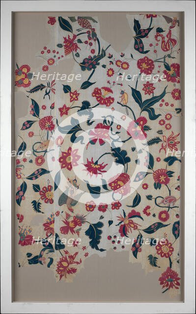 Bed Cover or Wall Hanging, India, 17th century. Creator: Unknown.