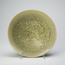 Conical Bowl with Peony Scroll, Jin dynasty, (1115-1234), early 12th century. Creator: Unknown.