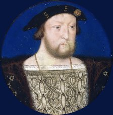 Portrait of King Henry VIII of England, ca 1526.
