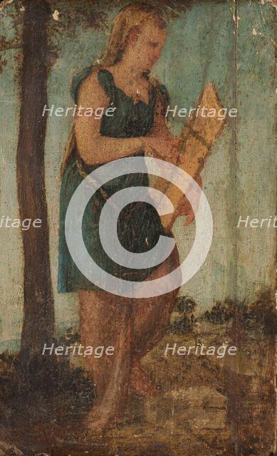 Woman with Shield, 1540-1570. Creator: Circle of Lambert Sustris.