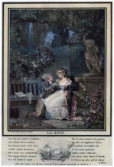 'La Rose', 1788 (1931).Artist: Philibert Louis Debucourt