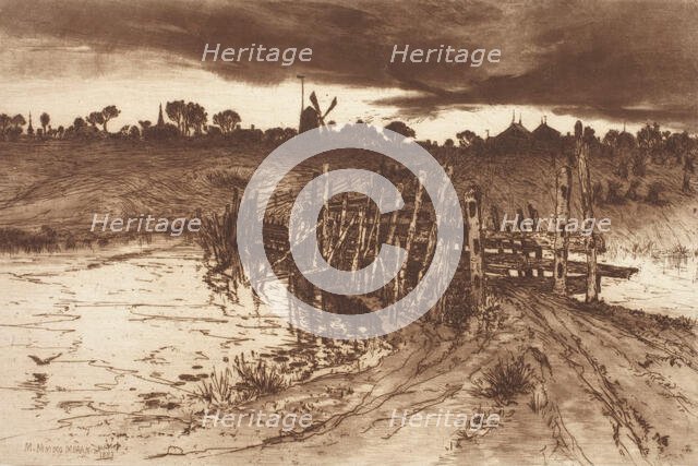 Tween The Gloaming and the Mirk, 1883. Creator: Mary Norman.