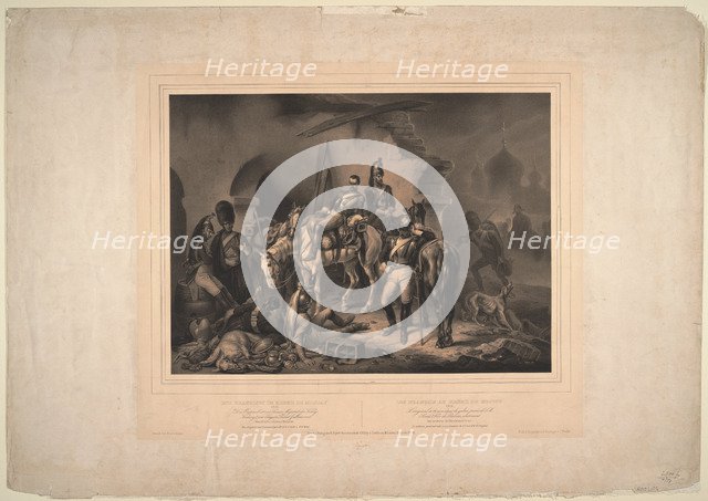 The French Army in the Moscow Kremlin, 1830. Artist: Woelffle, Johannes (1807-1893)