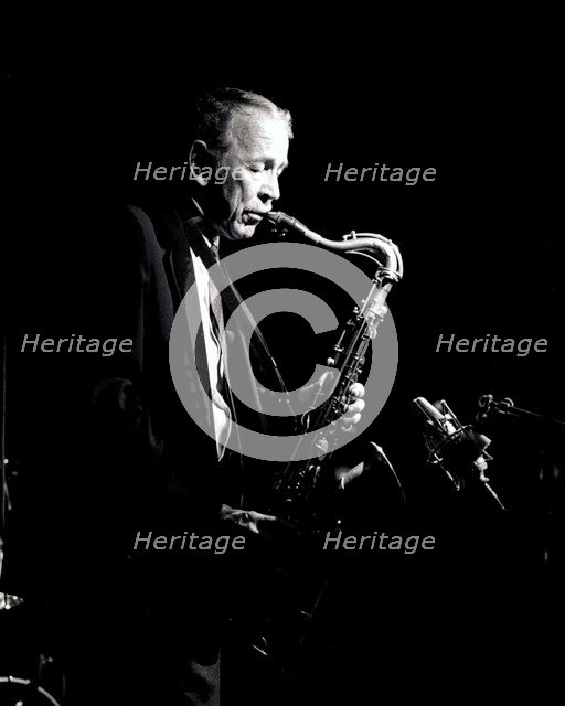 Spike Robinson, Ronnie Scott's, London, 1993. Artist: Brian O'Connor