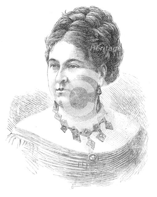 The late Madame Parepa-Rosa, 1874. Creator: Unknown.