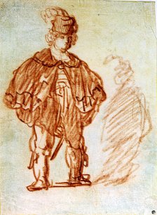 'Standing Actor', 1630s.  Artist: Rembrandt Harmensz van Rijn    