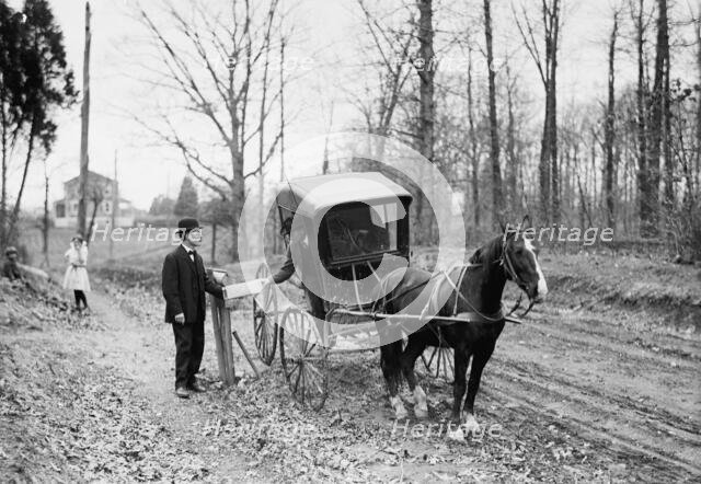 Post Office Department - Parcel Post. Rural Free Delivery, 1914. Creator: Harris & Ewing.