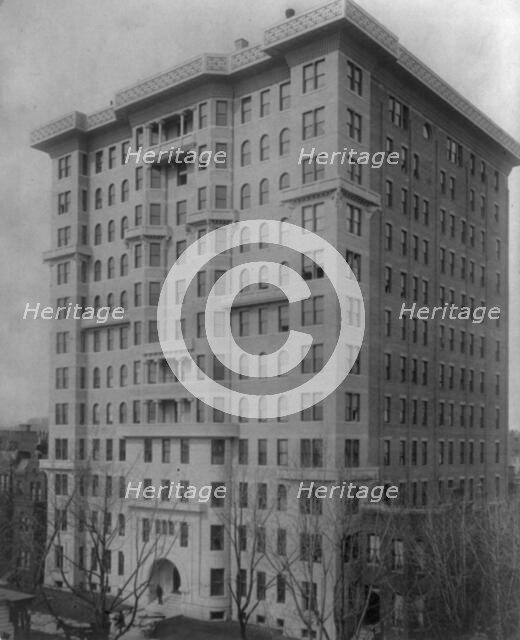 Cairo Flats, Washington, D.C., between 1890 and 1950. Creator: Frances Benjamin Johnston.