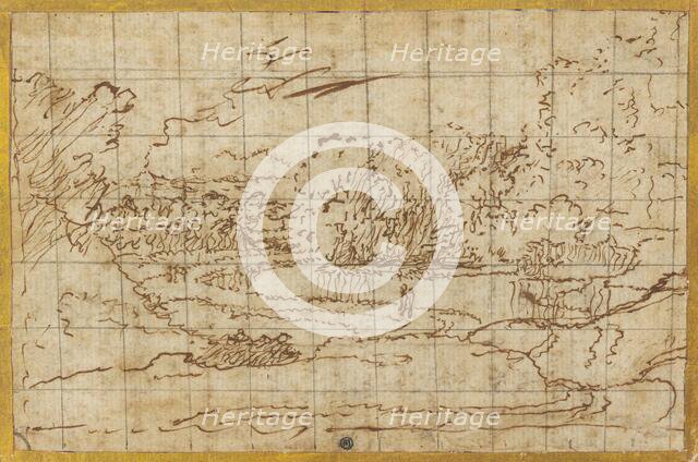 Road along a Winding River, c. 1648?. Creator: Nicolas Poussin.