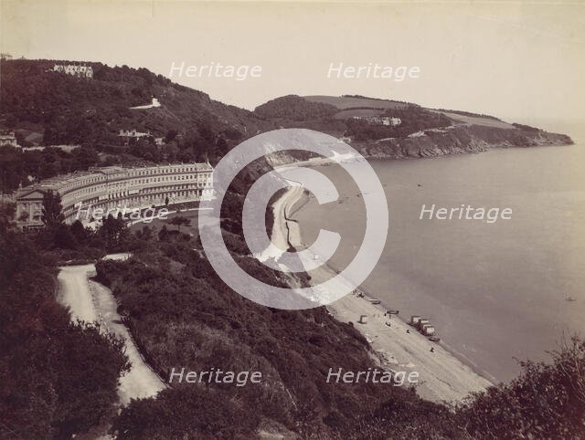 Torquay, Hesketh Crescent and Meadfoot, 1870s. Creator: Francis Bedford.